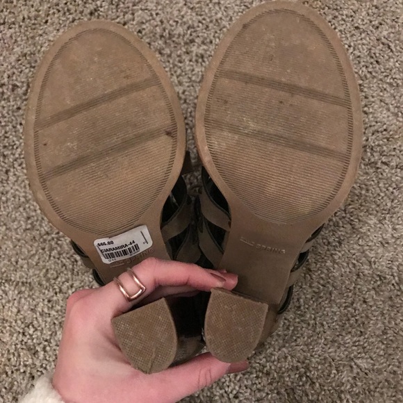 Call It Spring Shoes Olive Strappy Heels Poshmark